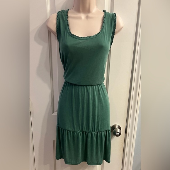 🍀Lucky Brand 🍀green sleeveless tank dress Size XL - Picture 4 of 8